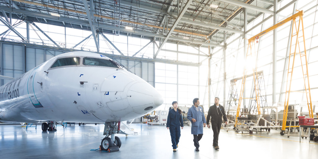 Image from the BCIT Airplane and Aircraft Engine Maintenance Program